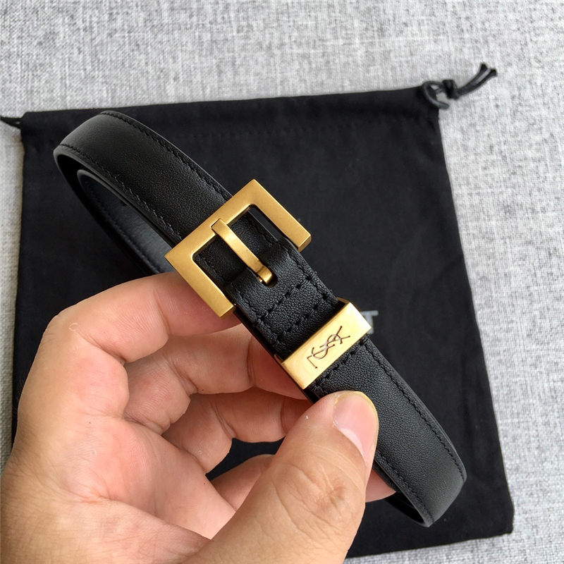 YSL BELT IN SMOOTH LEATHER 20MM 2-1031 Gold High