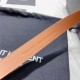 YSL BELT IN SMOOTH LEATHER 20MM 1-0510 Gold Camel High