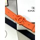 Chanel BELT Calfskin 30MM 2-1102 Orange 2022 High