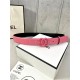 Chanel BELT Calfskin 30MM 2-1102 Rose Pink 2022 High