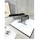 Chanel BELT Calfskin 30MM 2-1102 Grey 2022 High