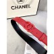 Chanel BELT Calfskin 30MM 2-1102 Red 2022 High