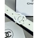 Chanel BELT Calfskin 30MM 2-1102 White 2022 High