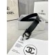 Chanel BELT Calfskin 30MM 2-1102 Black 2022 High