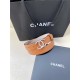 Chanel BELT Calfskin Gold/Silver Metal & Strass 30MM 2-1027 Brown 2022 High