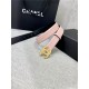 Chanel BELT Calfskin Gold/Silver Metal 30MM 2-1011 Pink 2022 High