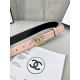 Chanel BELT Calfskin Gold/Silver Metal & Strass 30MM 2-1005 Pink 2022 High