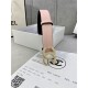 Chanel BELT Calfskin Gold/Silver Metal & Strass 30MM 2-1005 Pink 2022 High