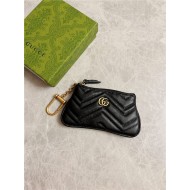 Gucci GG Marmont matelassé key case ‎671773 Black High