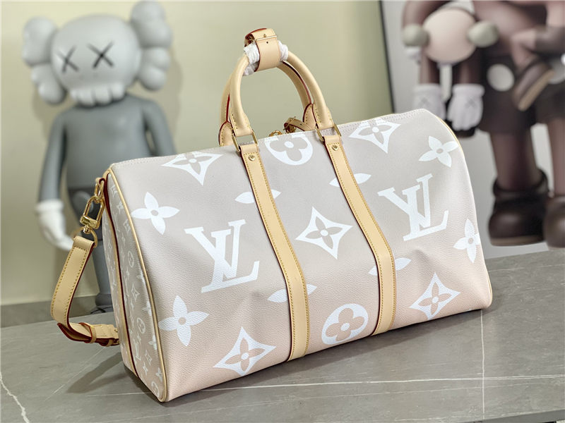 Louis Vuitton KEEPALL BANDOULIÈRE 45 Cowhide leather M57674 High