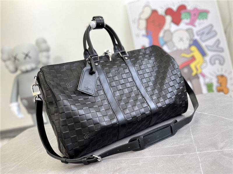 Louis Vuitton KEEPALL BANDOULIÈRE 45 Damier Infini N41145 High