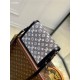 Louis Vuitton DAUPHINE MM BAG Denim textile jacquard M21458 High