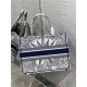 MEDIUM Dior BOOK TOTE Dior Rêve d'Infini Embroidery Blue High