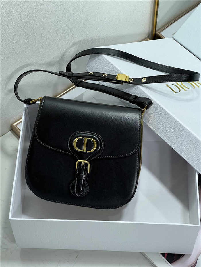 DIOR BOBBY FRAME BAG Box Calfskin Black High