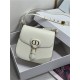 DIOR BOBBY FRAME BAG Box Calfskin Latte High