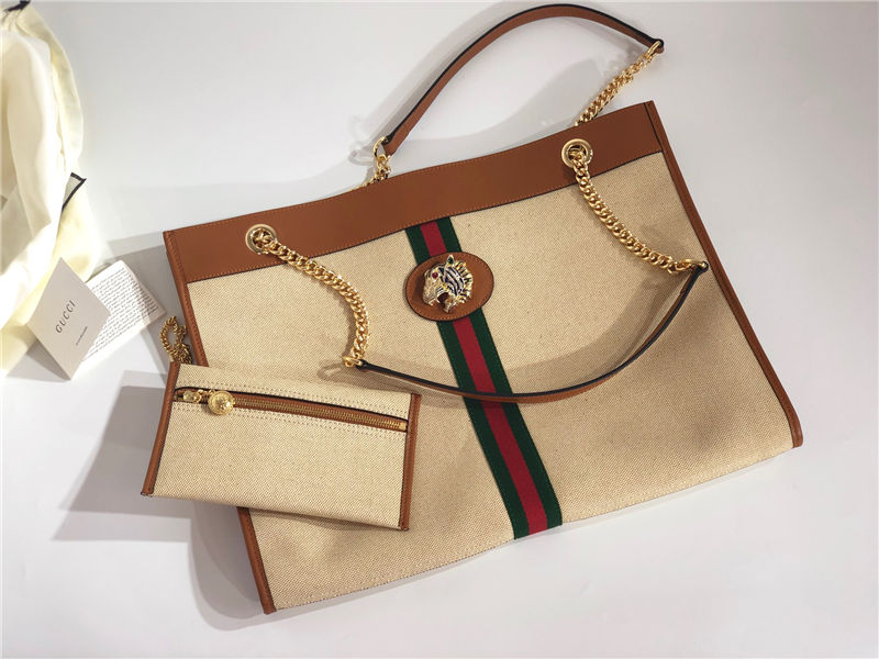 Gucci Rajah tote 537219 Linen High