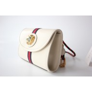 Ophidia flap bag 570145 Leather White High