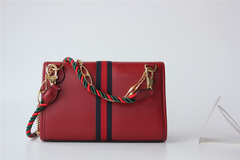 Ophidia flap bag 570145 Leather Red High