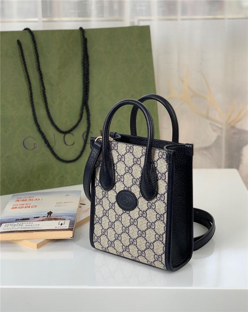 Gucci Mini tote bag with Interlocking G 671623 High