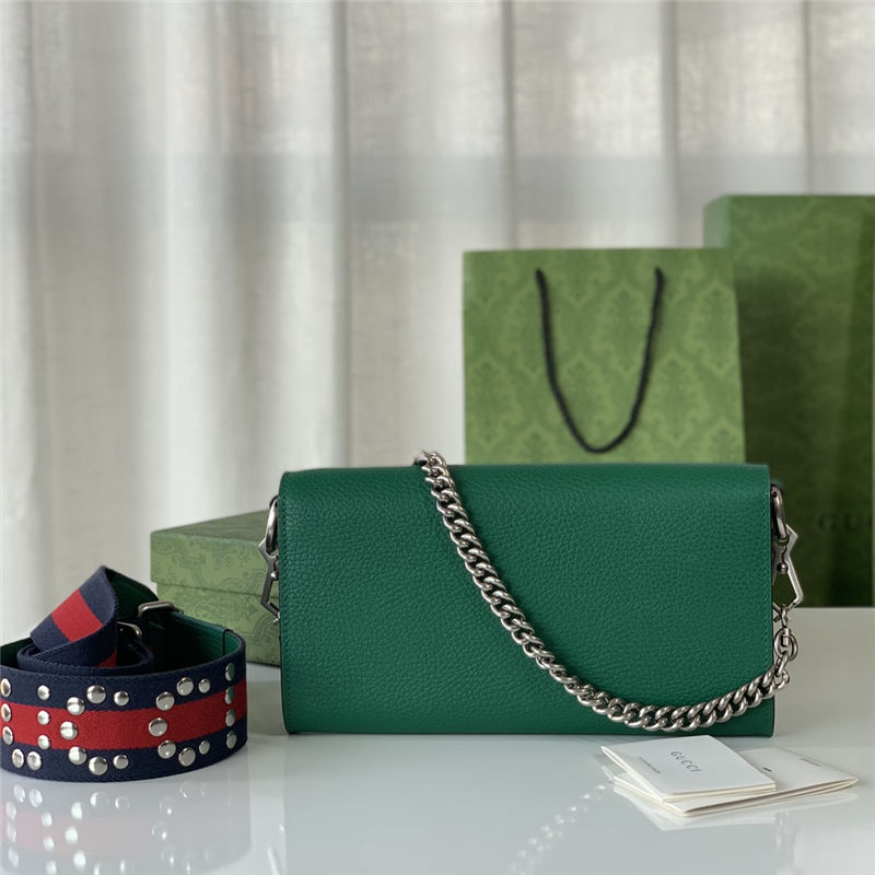 Dionysus small shoulder bag 731782 Leather Green high