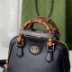 Gucci Diana mini tote bag 715775 Leather Black High