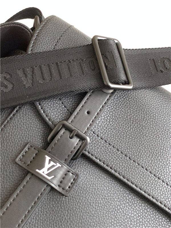 Louis Vuitton CHRISTOPHER MESSENGER Taurillon leather M58476 Black High