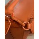 Small Puzzle bag in satin calfskin Orange High