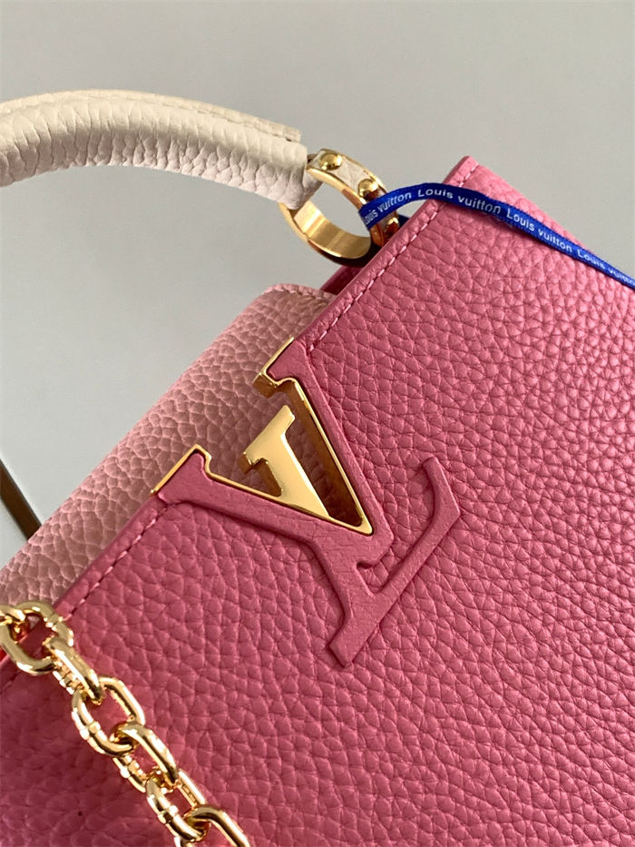 Louis Vuitton Capucines Mini Bag Taurillon Leather M20845 Pink High