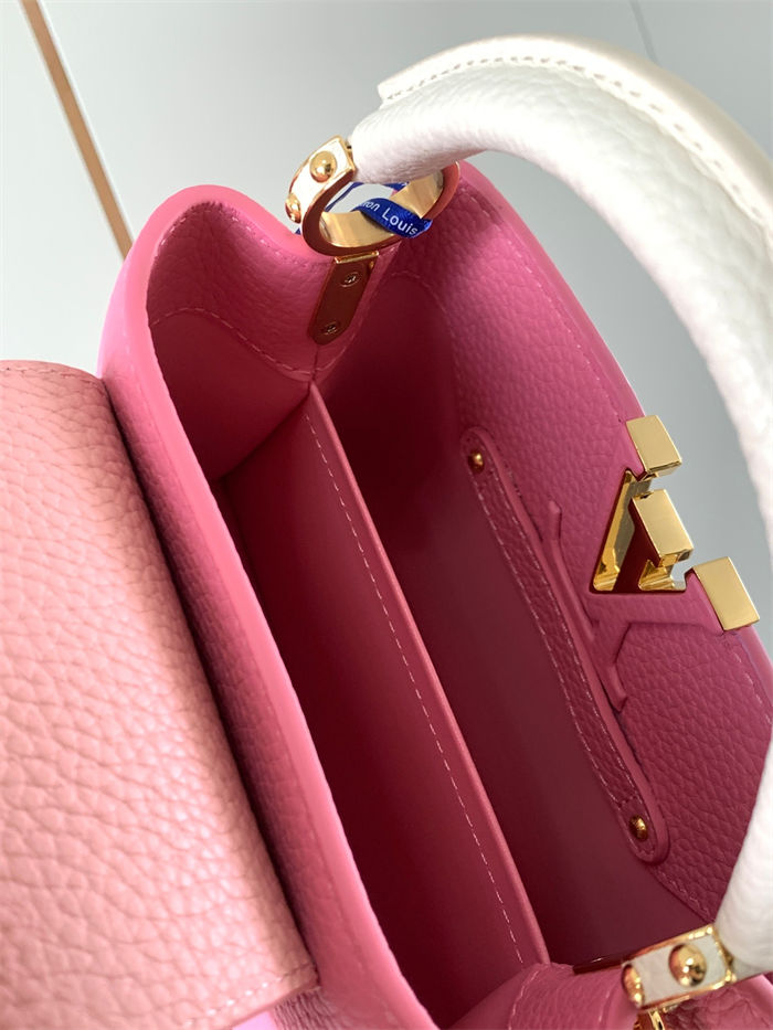 Louis Vuitton Capucines Mini Bag Taurillon Leather M20845 Pink High