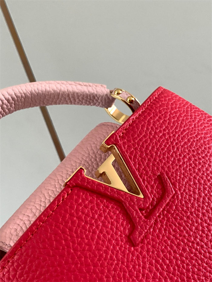 Louis Vuitton Capucines Mini Bag Taurillon Leather M20845 Red High