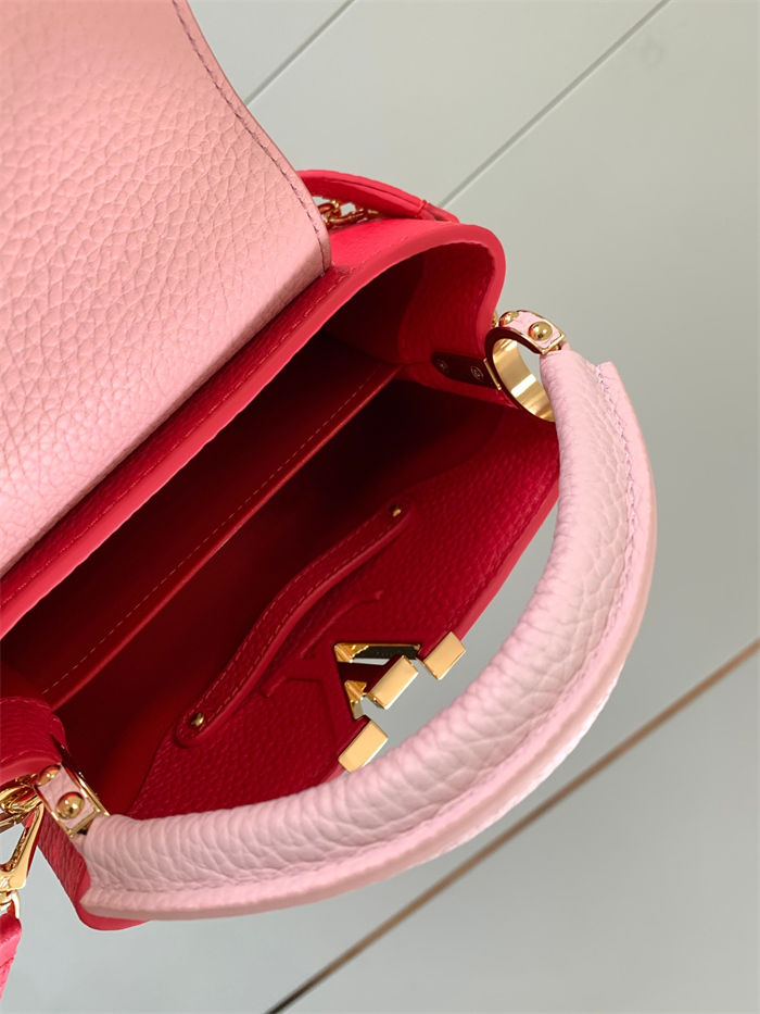 Louis Vuitton Capucines Mini Bag Taurillon Leather M20845 Red High