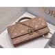 LADY Dior TOP HANDLE CLUTCH Cannage Lambskin High