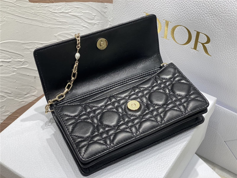 LADY Dior TOP HANDLE CLUTCH Cannage Lambskin High