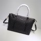 Gucci GUCCISSIMA LEATHER MICRO GG MEDIUM TOTE SHOULDER BAG 449656 Black High