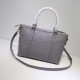 Gucci GUCCISSIMA LEATHER MICRO GG MEDIUM TOTE SHOULDER BAG 449656 Grey High