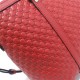 Gucci GUCCISSIMA LEATHER MICRO GG MEDIUM TOTE SHOULDER BAG 449656 Red High