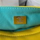 HOBO HANDBAG AS3690 Wool Jersey & Gold-Tone Metal Yellow A