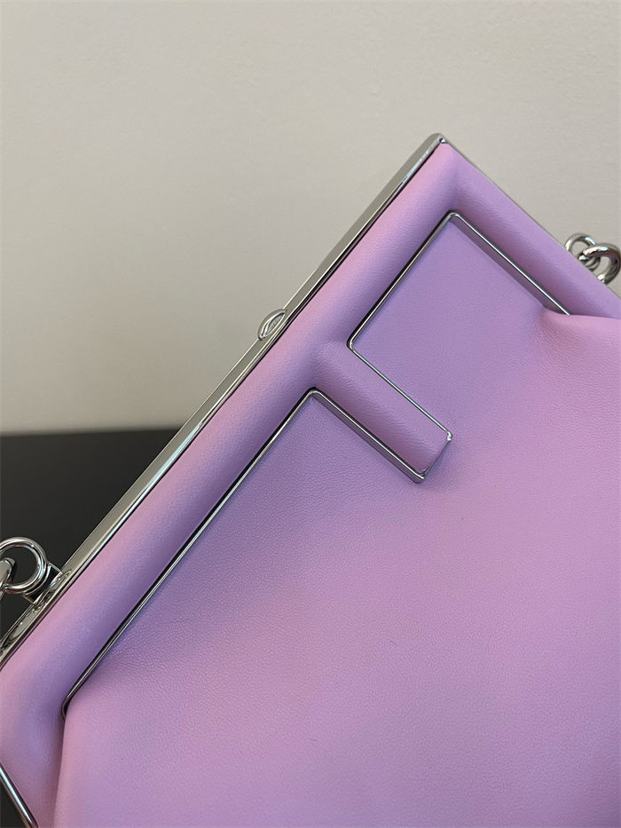 Fendi First Small Leather Bag Purple High