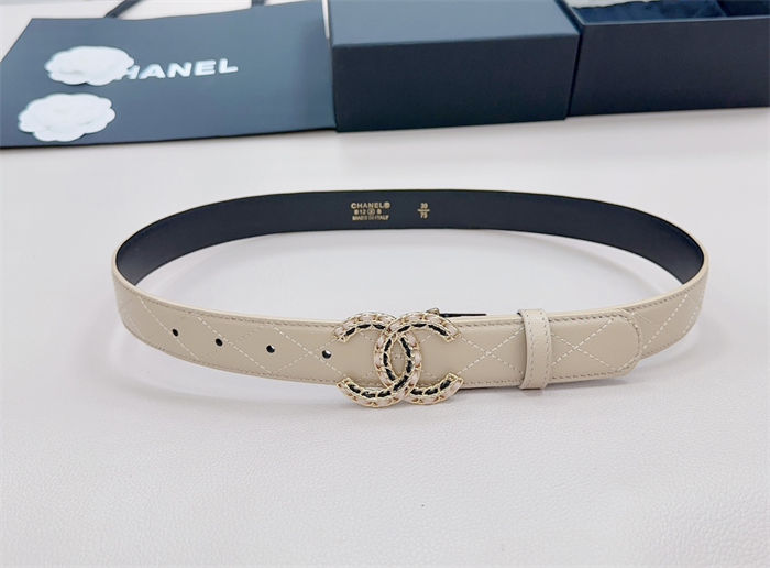 Chanel BELT Lambskin 30MM 12255