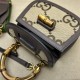 Gucci Bamboo 1947 jumbo GG mini top handle bag jumbo GG canvas 686864 High