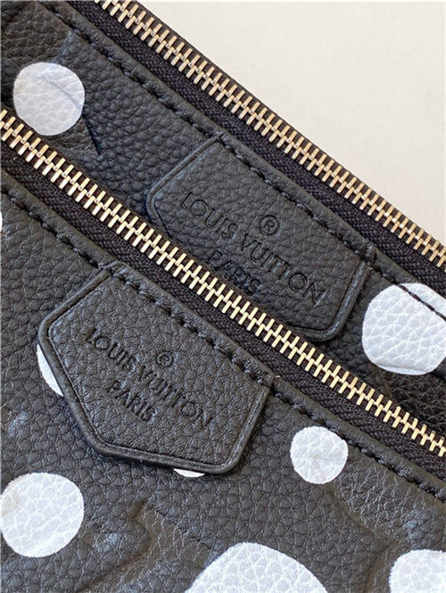 Louis Vuitton MULTI POCHETTE ACCESSOIRES LV x YK Embossed grained Monogram Empreinte cowhide leather with Infinity Dots print M46410 High