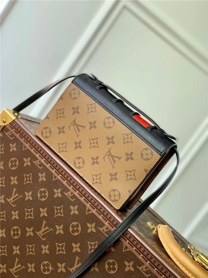 Louis Vuitton BOOK CHAIN WALLET Monogram Reverse coated canvas M81830 High