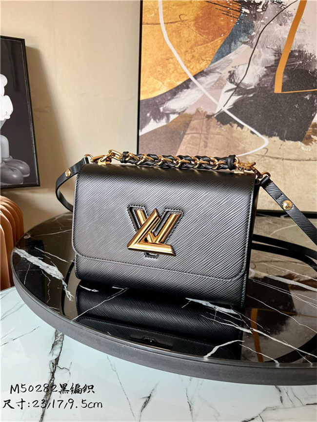 Louis Vuitton TWIST MM Epi grained cowhide leather M50282 High