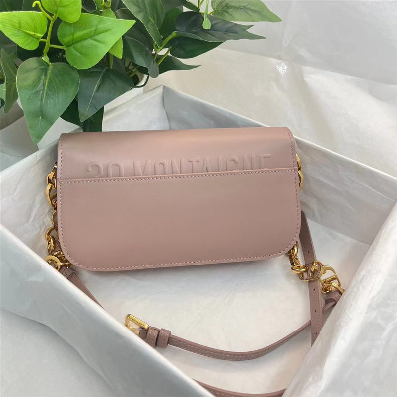 30 MONTAIGNE AVENUE BAG Box Calfskin Pink High