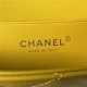 Chanel SMALL VANITY CASE Grained Calfskin & Gold-Tone Metal AS3729 Yellow A