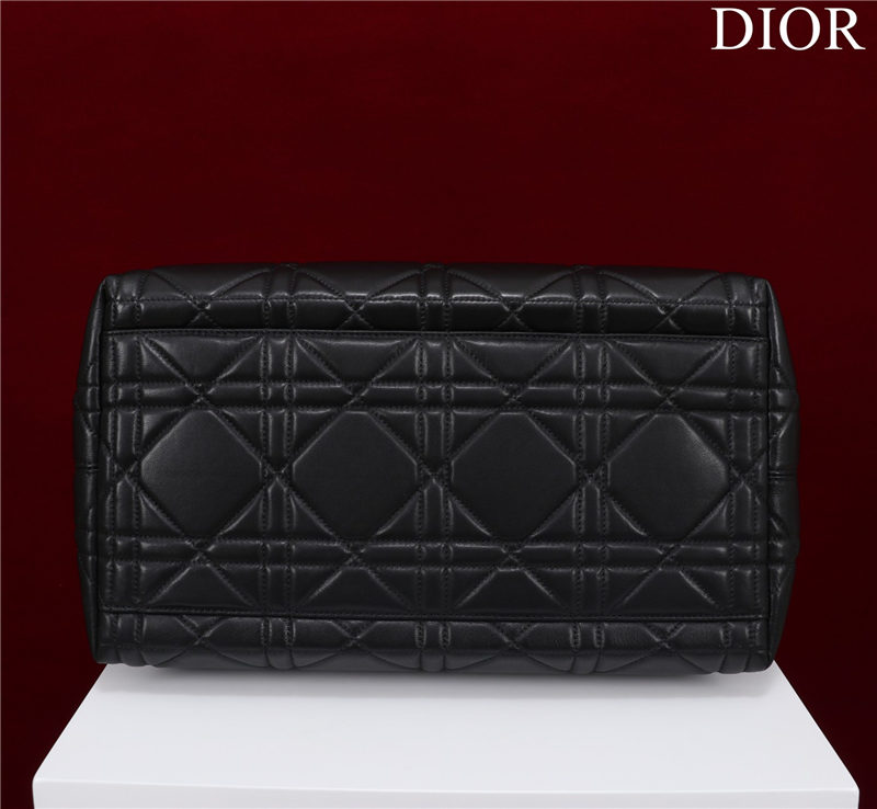 Dior LARGE SHOPPING TOTE Pewter-Metal Black High