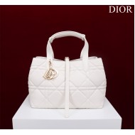 Dior SMALL SHOPPING TOTE Gold-Metal White High