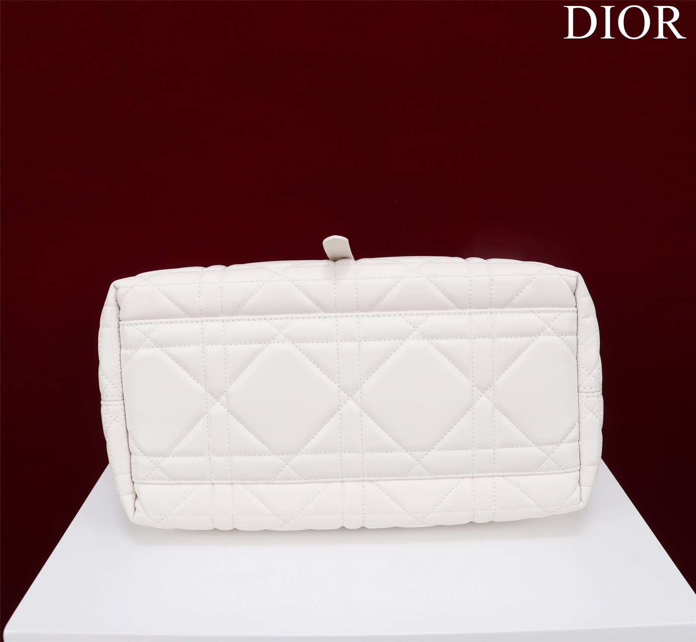 Dior SMALL SHOPPING TOTE Gold-Metal White High