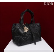 Dior SMALL SHOPPING TOTE Gold-Metal Black High