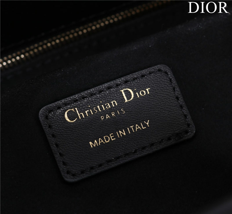 Dior SMALL SHOPPING TOTE Gold-Metal Black High